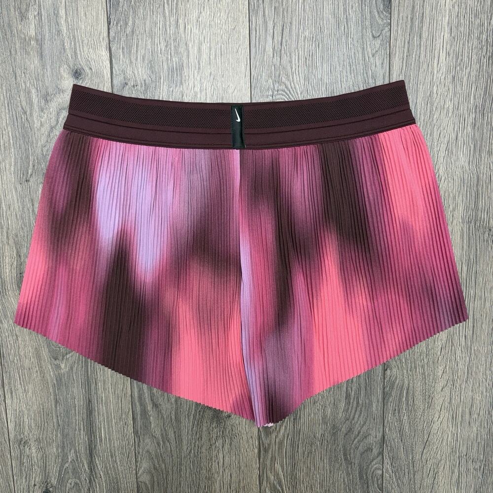 Nike Running Shorts Medium Womens Pink Faith Kipyegon 3" Aero Swift Mid Rise - Picture 12 of 16